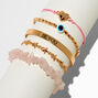 T H E M E x Claire&#39;s &#39;&#39;Be You&#39;&#39; Evil Eye Beaded Bracelet Set - 5 Pack,