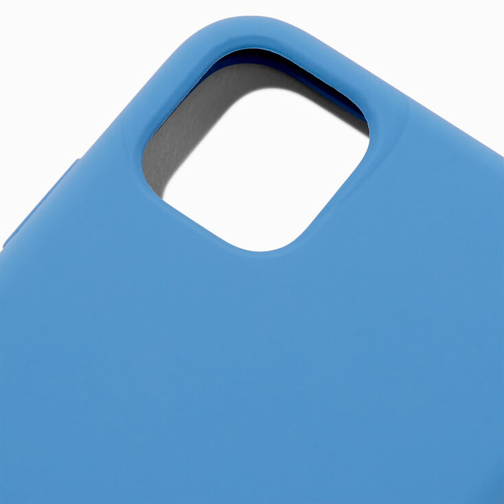 Solid Cornflower Blue Silicone Phone Case - Fits iPhone&reg; 11,