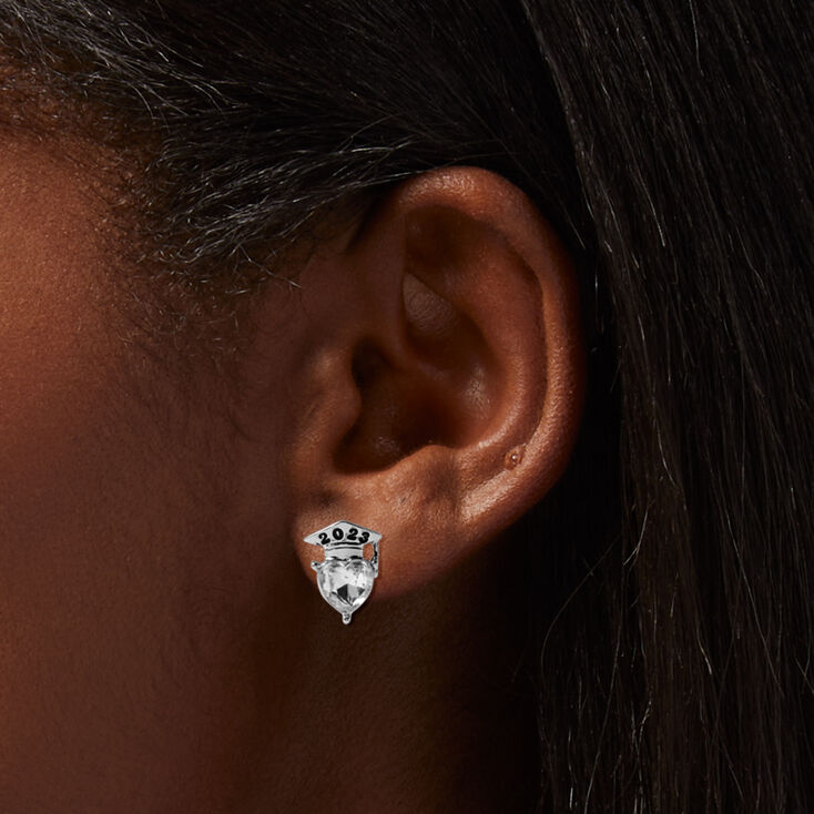 2023 Graduate Stud Earrings in Mortarboard Gift Box,