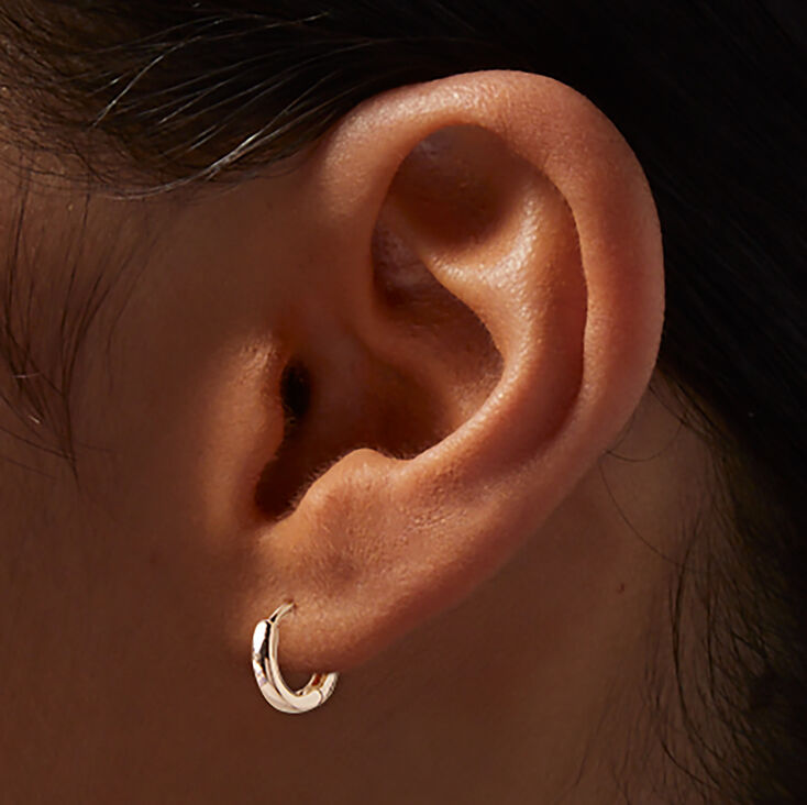 Rose Gold-tone Earring Stackables Set - 3 Pack,