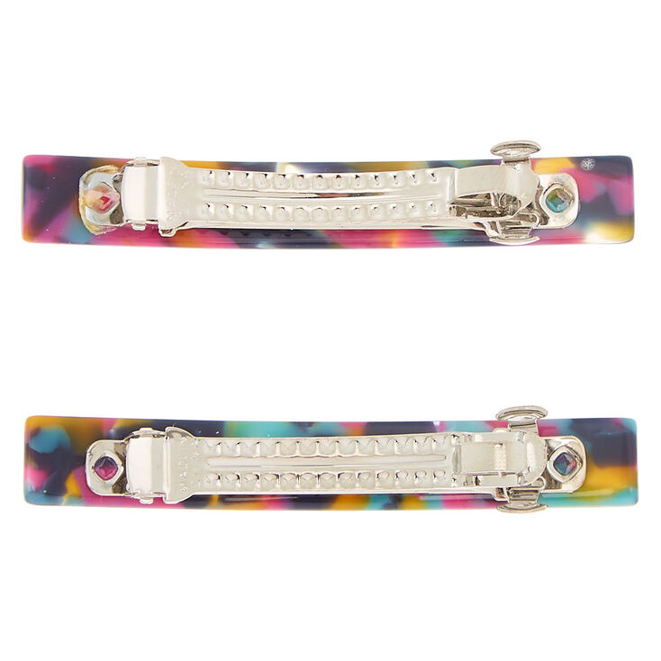 Lot de 2&nbsp;barrettes &agrave; cheveux en r&eacute;sine d&#39;imitation,