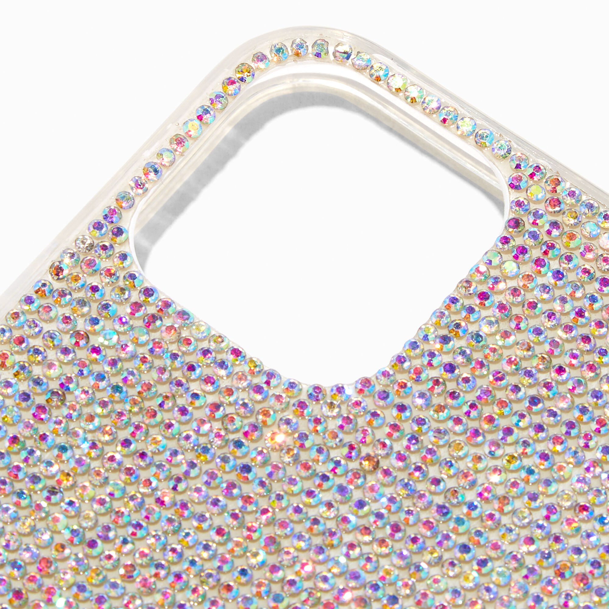 Coque de protection pour portable avec strass en pavé - Compatible avec iPhone® 12 Pro,