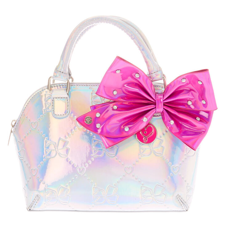 Jojo Siwa™ Holographic Purse - Silver | Claire's US