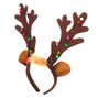 Light Up Reindeer Antlers Headband - Brown,