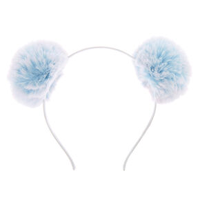 Ombre Pom Pom Ears Headband - Blue,