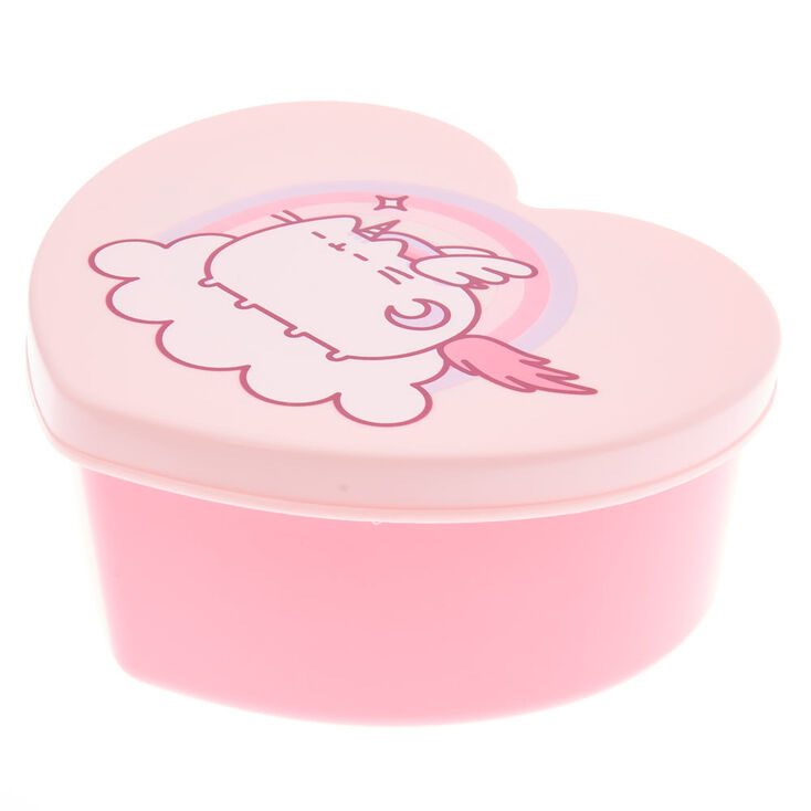 Bo&icirc;tes de rangement roses en forme de c&oelig;ur Pusheen&trade;,