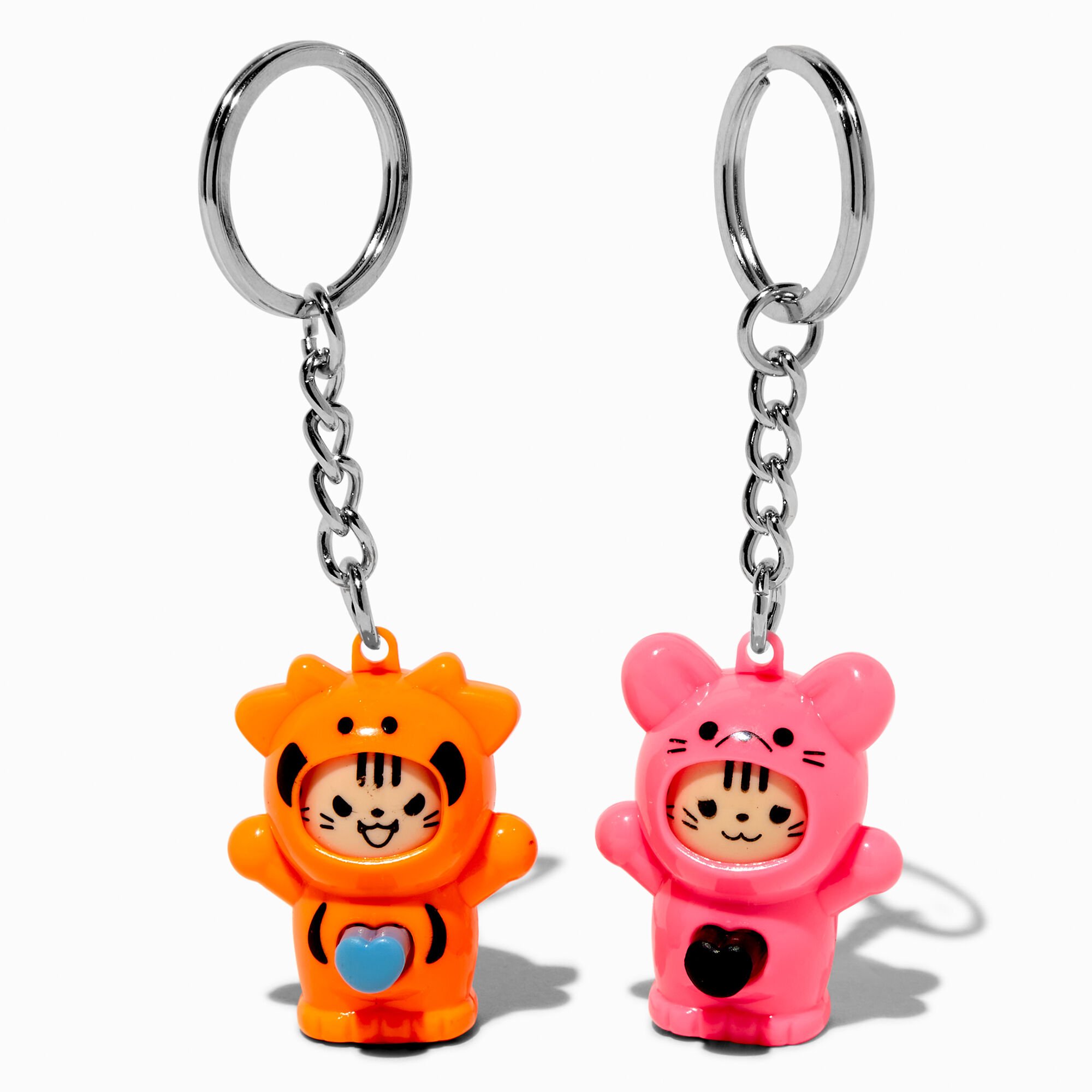 Best Friends Cat Fidget Toy Keychains - 2 Pack,