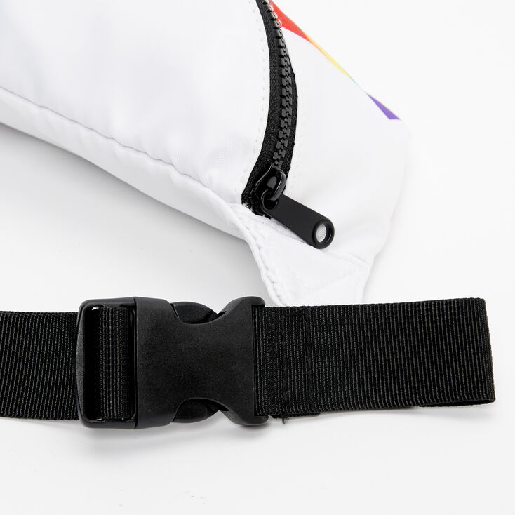 Rainbow Love Bum Bag - White,