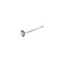 Silver Swarovski&reg; Elements 22G Crystal Nose Stud,