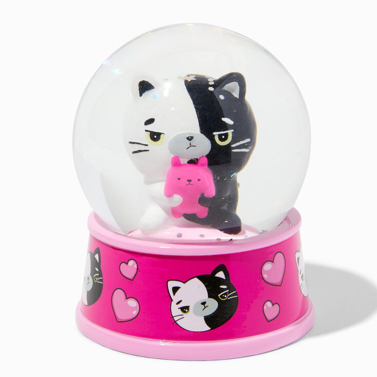 Moody Cat Snowglobe,