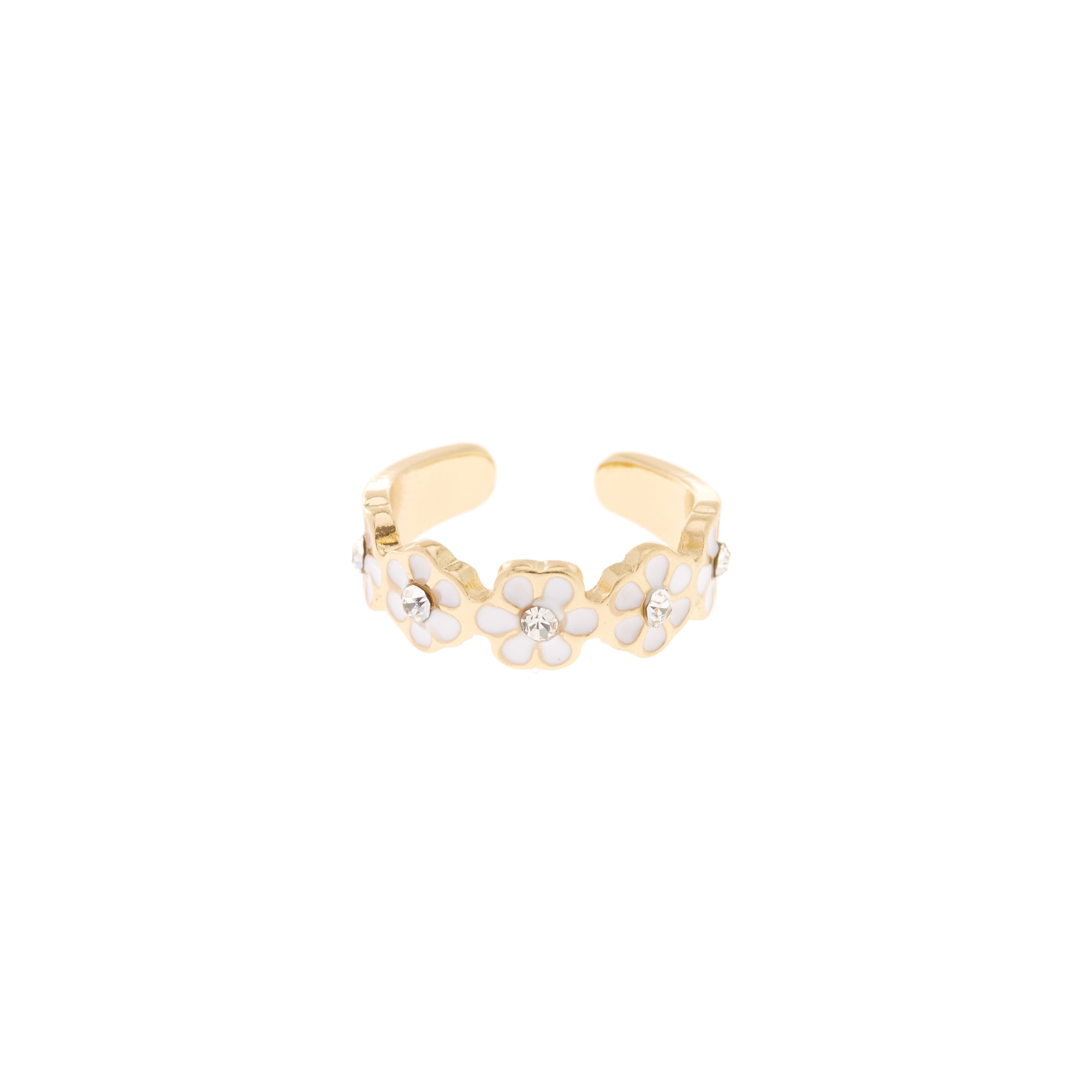 Gold Daisy Toe Ring,