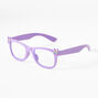 Claire&#39;s Club Purple Bunny Retro Frames,