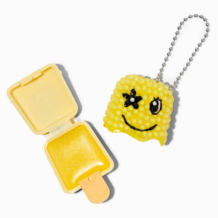 Pucker Pops&reg; Bling Happy Face Lip Gloss - Pineapple,