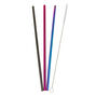 Mixed Metal Rainbow Stainless Steel Straws - 3 Pack,