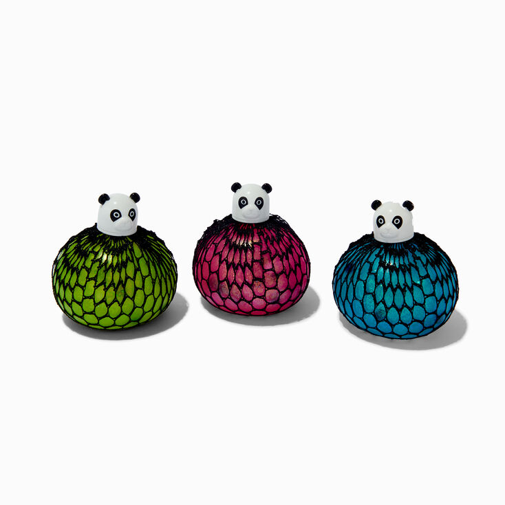 Panda Squishy Mesh Ball Fidget Toy &ndash; Styles Vary,