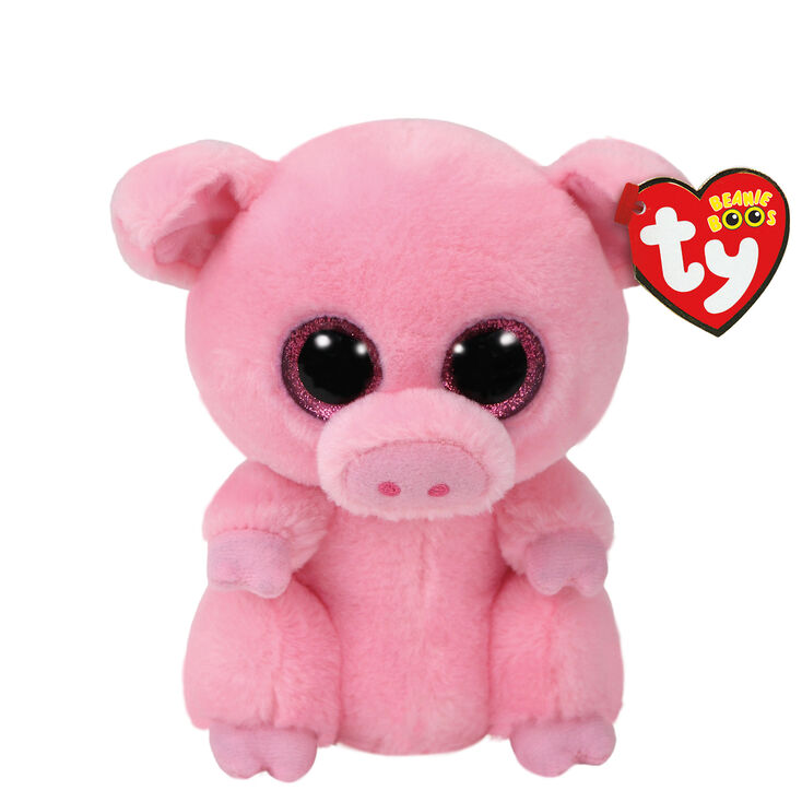Ty Beanie Boo Small Posey the Pig Soft Toy,