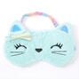 Claire&#39;s Club Holographic Kitty Sleeping Mask - Mint,