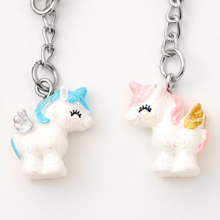 Best Friends Glitter Unicorn Keyrings - 8 Pack,