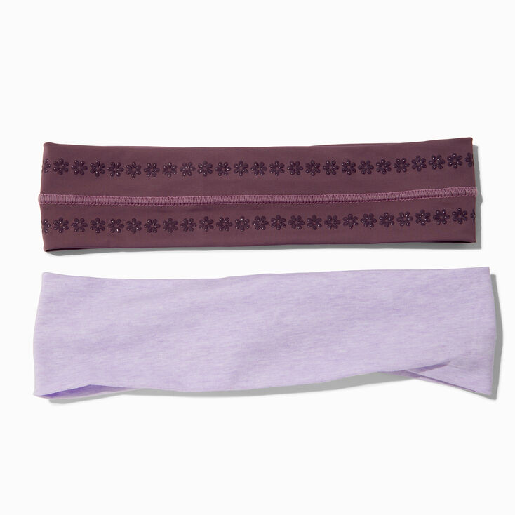 Purple Athletic Headwraps - 2 Pack,