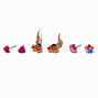 Pink Cherry Earring Set - 3 Pack,