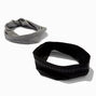 Gray &amp; Black Athletic Headwraps - 2 Pack,