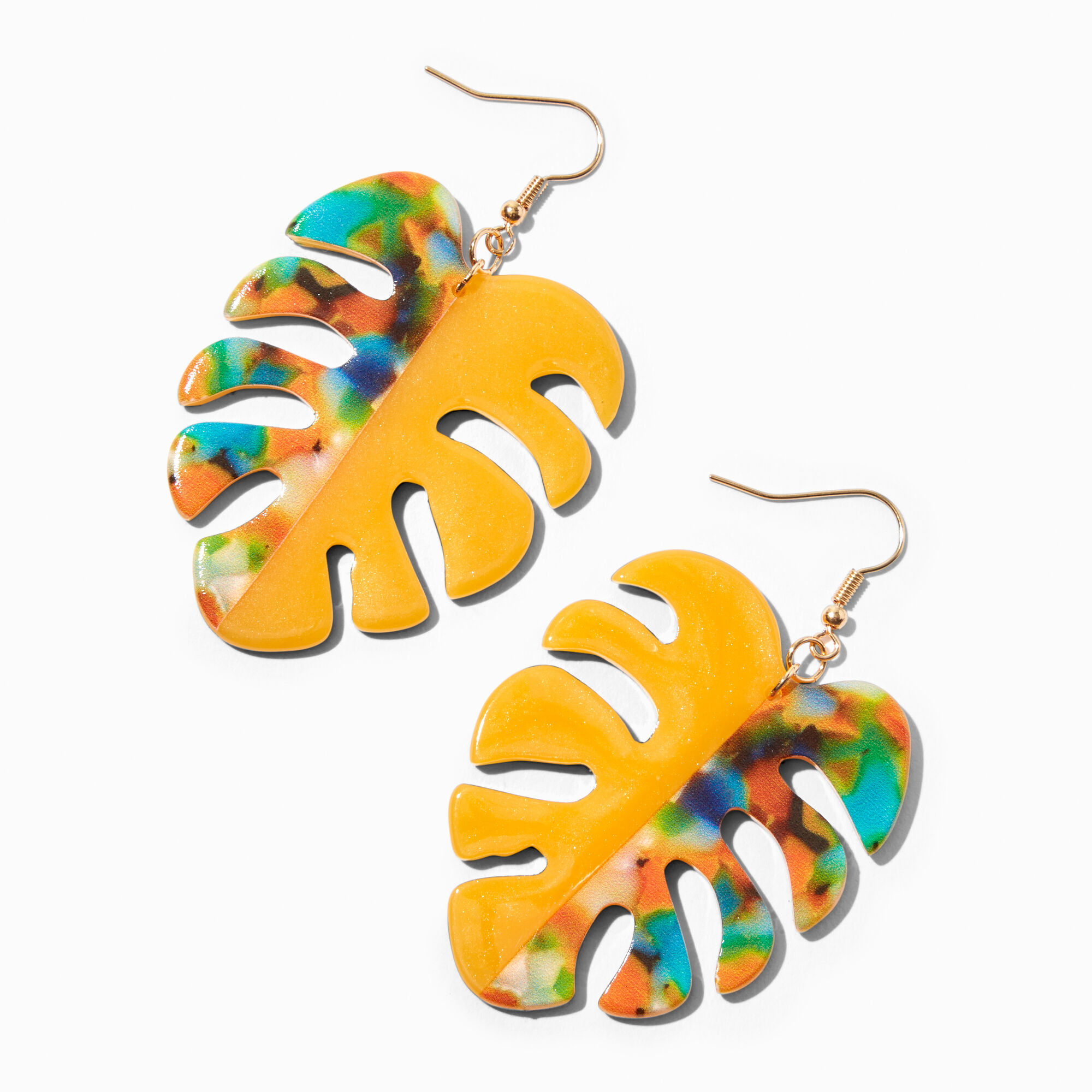 Palm tree leaf earrings shop