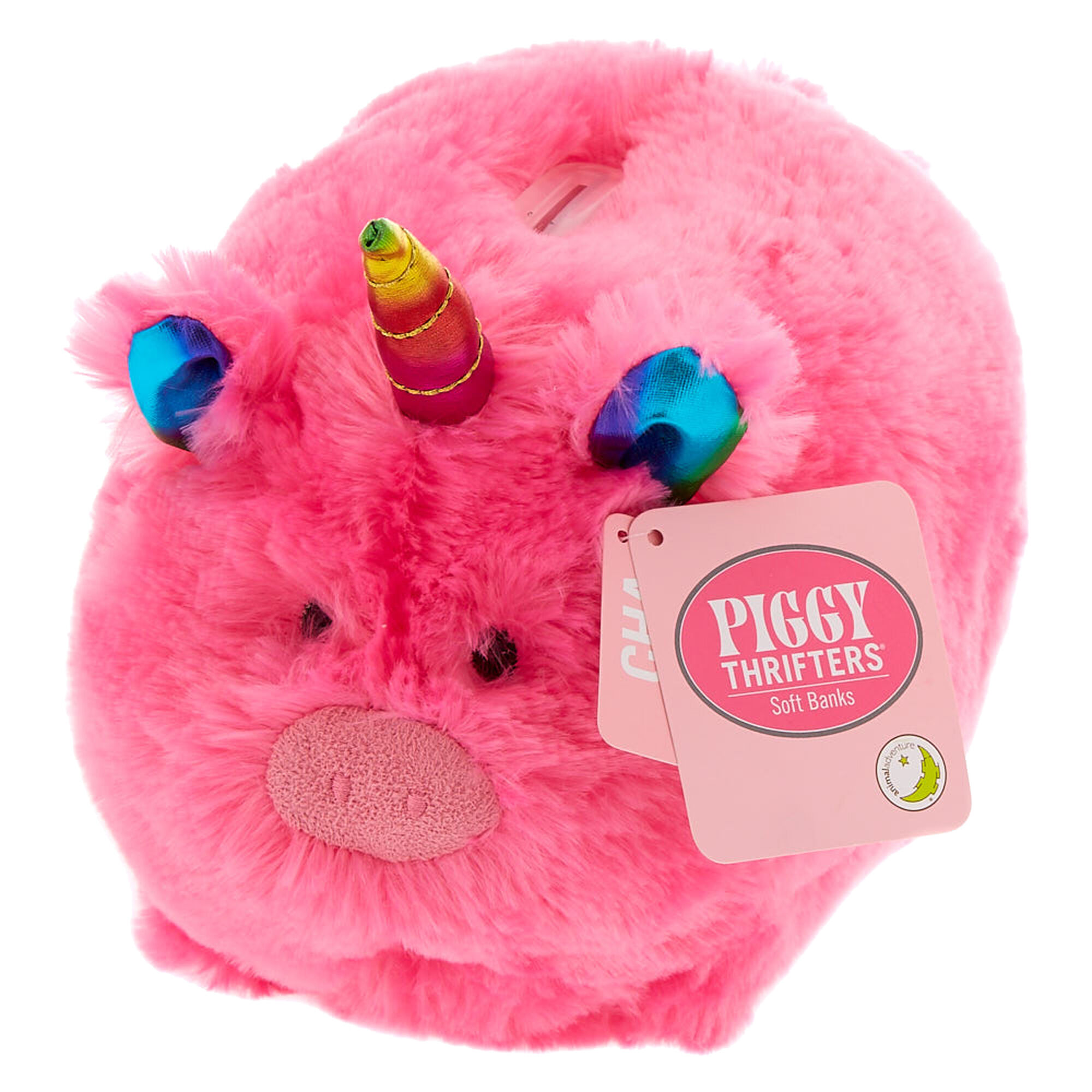 Unicorn Piggy Thrifter Pink Claire S