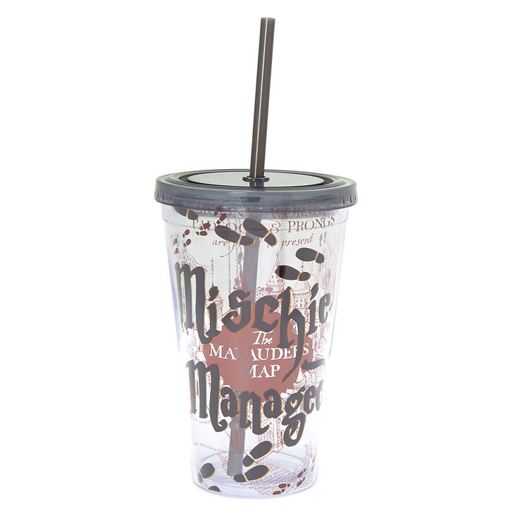 Harry Potter Mischief Managed Tumbler Clear Claire S Us