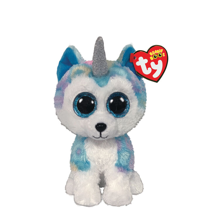 Ty&reg; Beanie Boo Helena the Unicorn Husky Soft Toy,