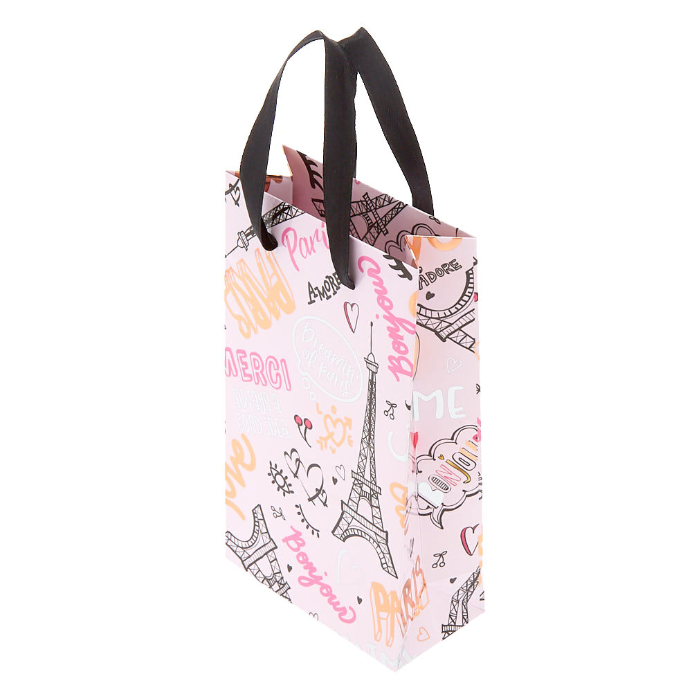 Small Paris Gift Bag - Pink,
