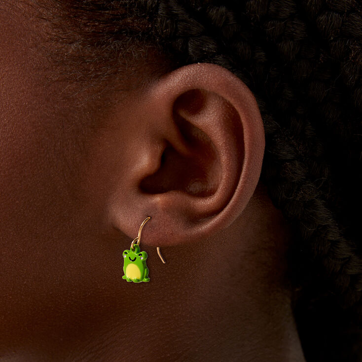 Frog Prince Stud &amp; Drop Earrings - 6 Pack,