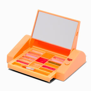 Varsity Initial Orange Mechanical Lip Gloss Set - L,