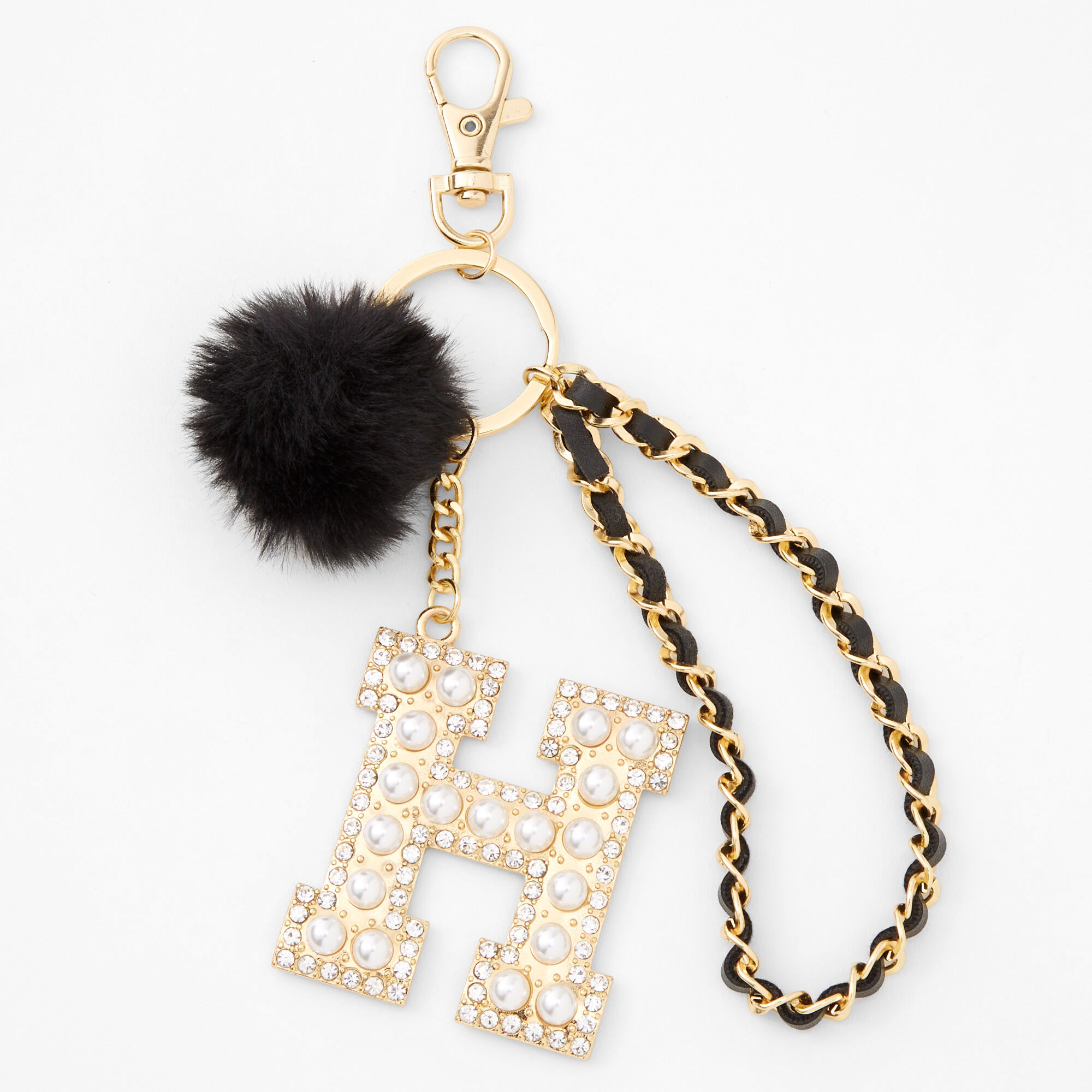 Shining crown Pom Pom Keychain, Backpack Charms, Keychains for Women at   Women's Clothing store