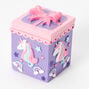 Rainbow Unicorn Trinket Box - Purple,