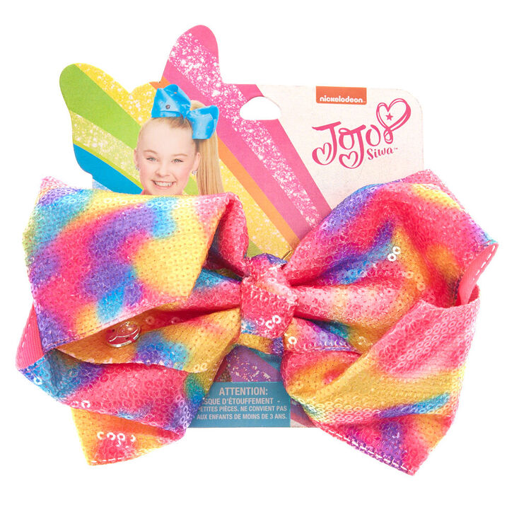 Jojo Siwa Tie Dye Sequin Hair Bow Claire S