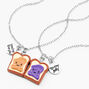 Silver 16&#39;&#39; Best Friends Peanut Butter &amp; Jelly Necklaces - 2 Pack,