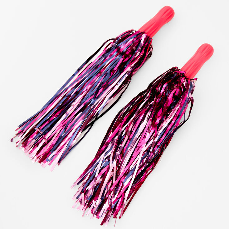 Claire&#39;s Club Pink &amp; Navy Pom Poms - 2 Pack,