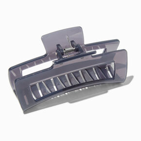 Black Large Rectangular Hair Claw,