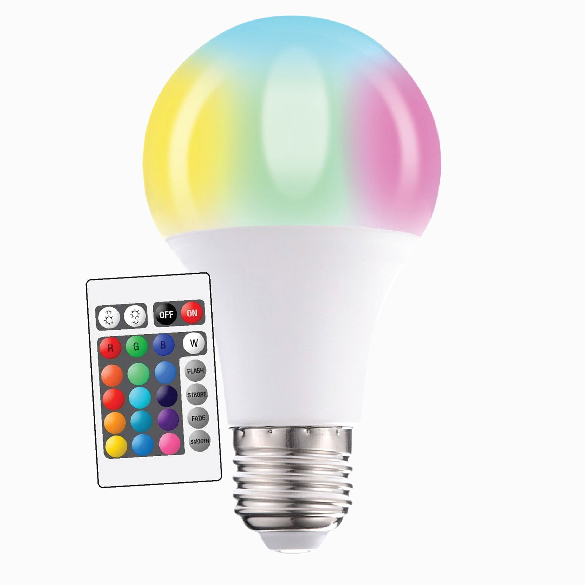 Behandeling Mechanica Conserveermiddel Color Changing LED Light Bulb with Remote Control | Claire's US