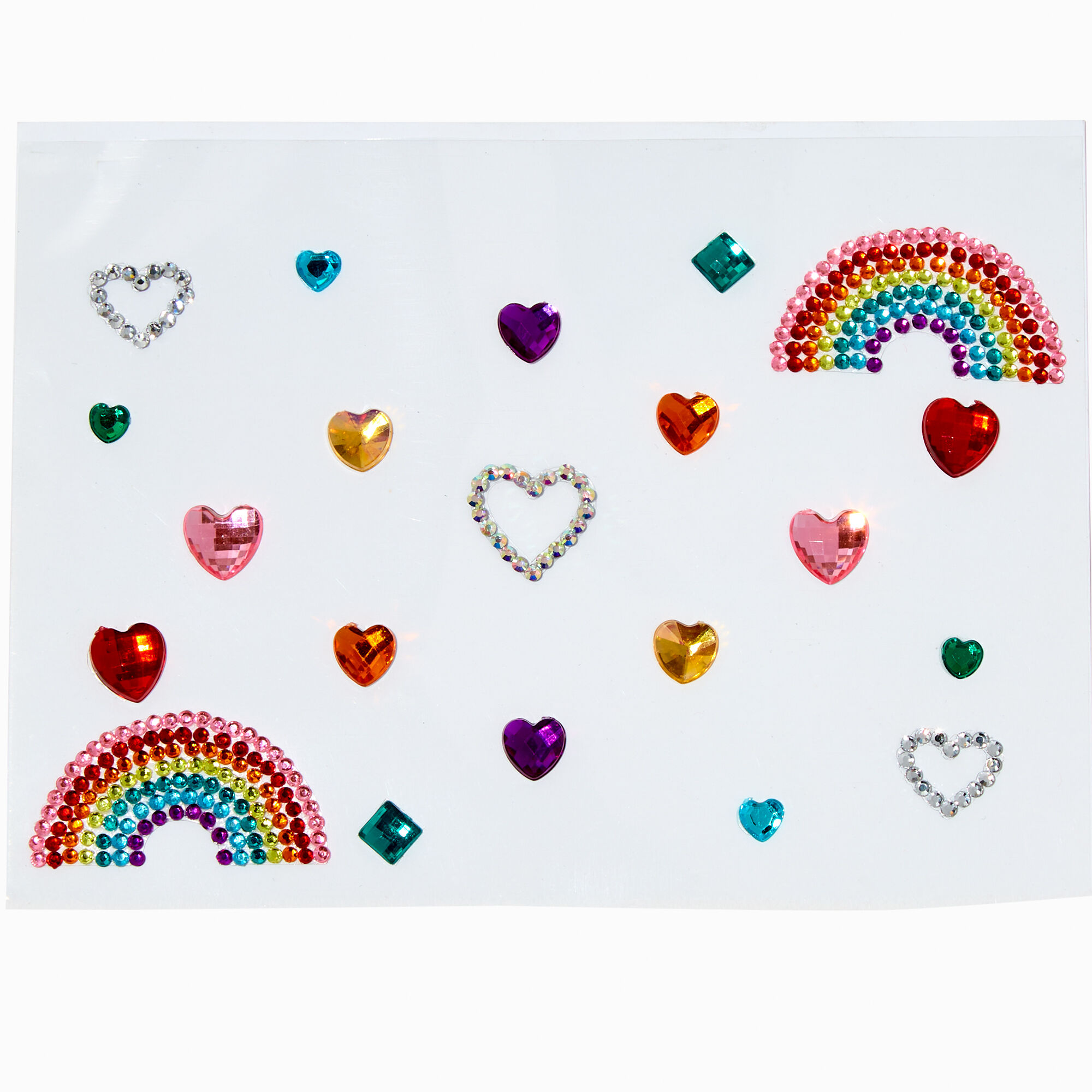 View Claires Body Gem Set Rainbow information