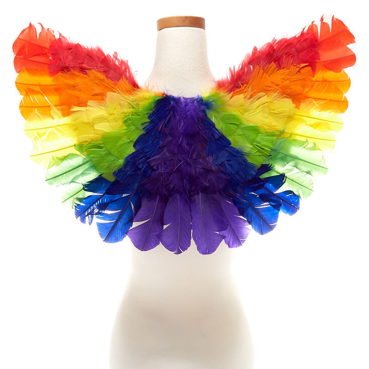 Rainbow Feather Wings,