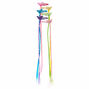 Claire&#39;s Club Butterfly Rainbow Faux Hair Snap Clips,