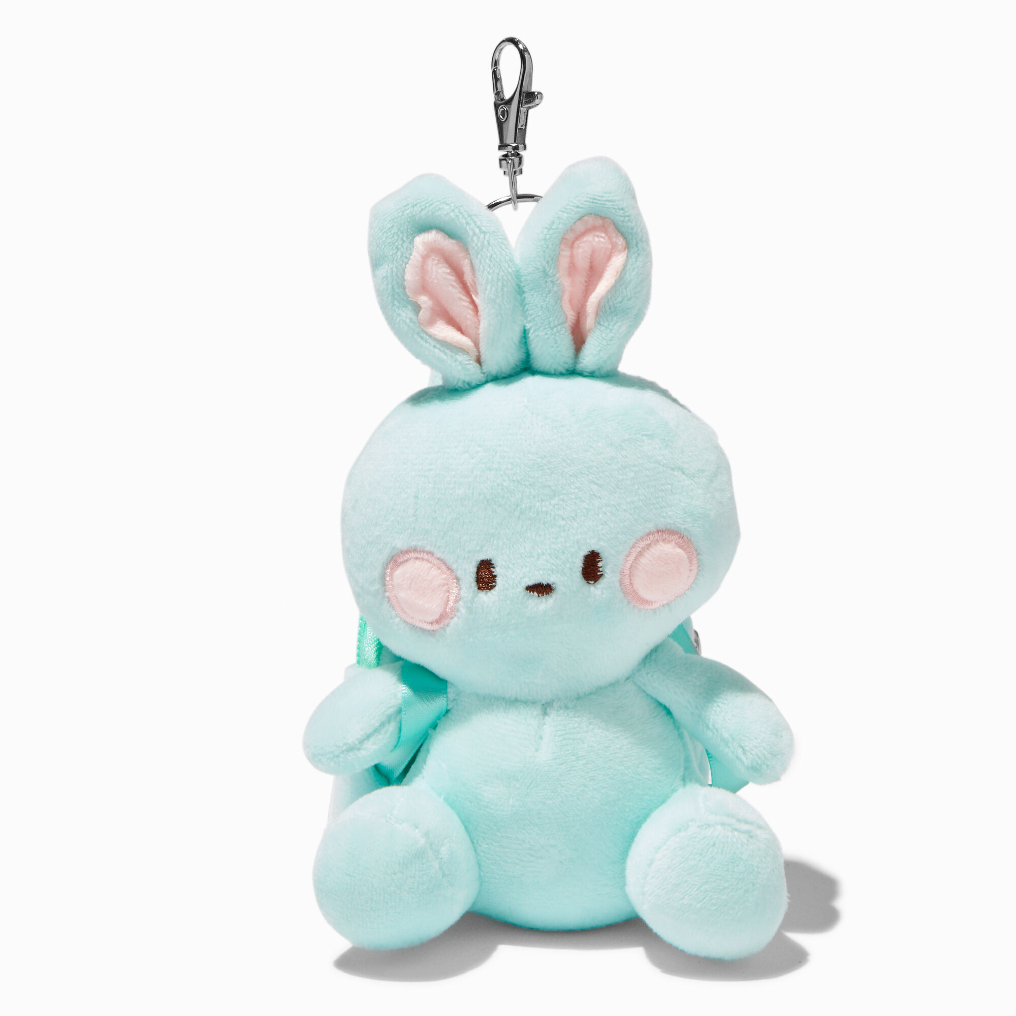 View Claires Bunny Furry Mini Backpack Keyring information