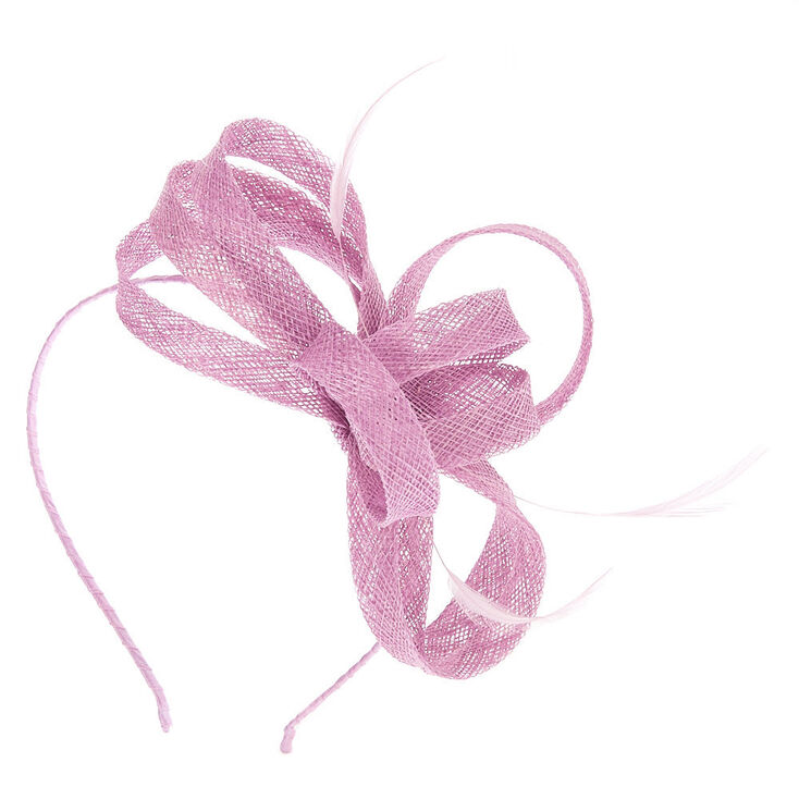 Claire's Bibi mariage avec nœud à plumes - Mauve