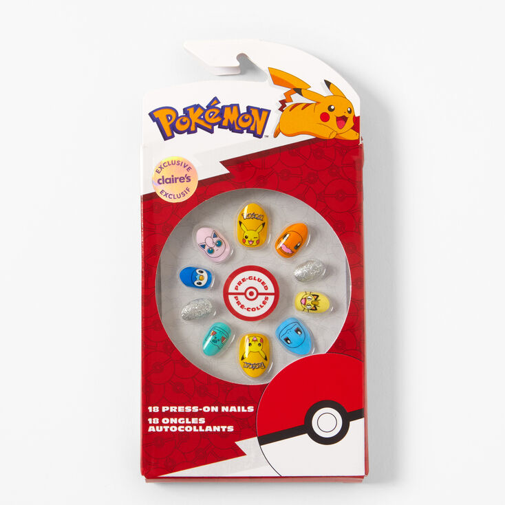 Pok&eacute;mon&reg; Stiletto Press On Faux Nail Set  - 18 Pack,