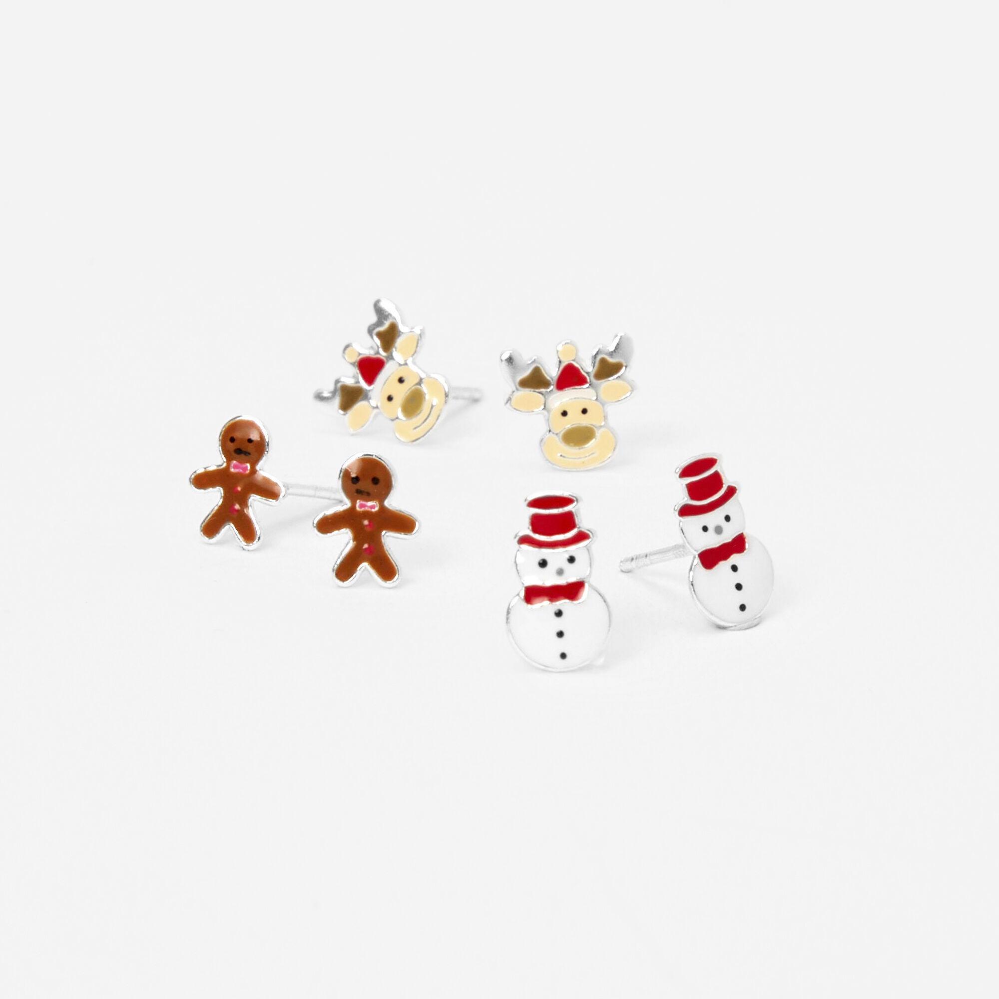Claire's christmas earrings top