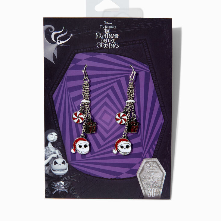 The Nightmare Before Christmas® Jack Skellington Holiday Drop Earrings