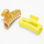 Yellow Daisy Hair Claws - 2 Pack,