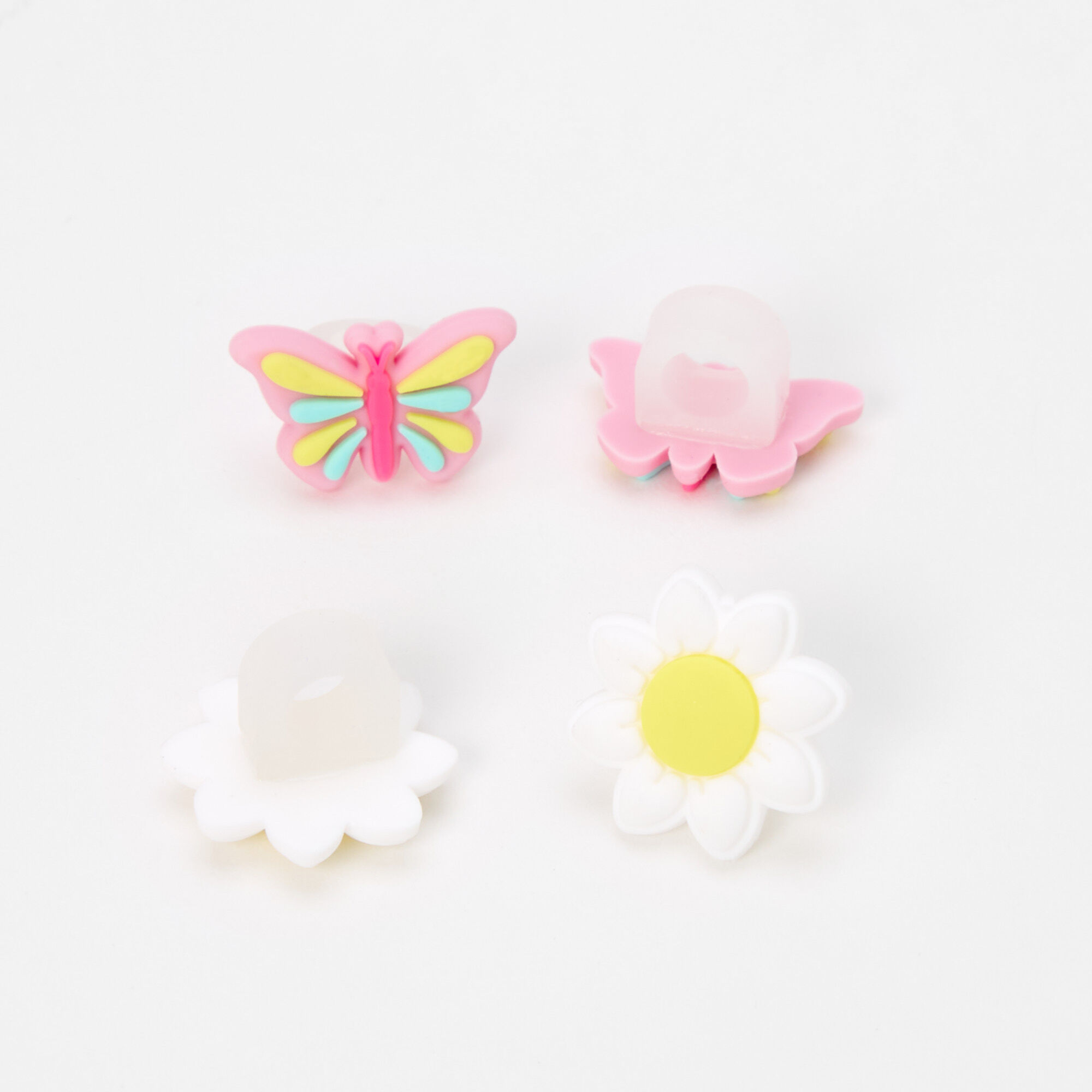 Butterfly Daisy Earbud Charm - 4 Pack,