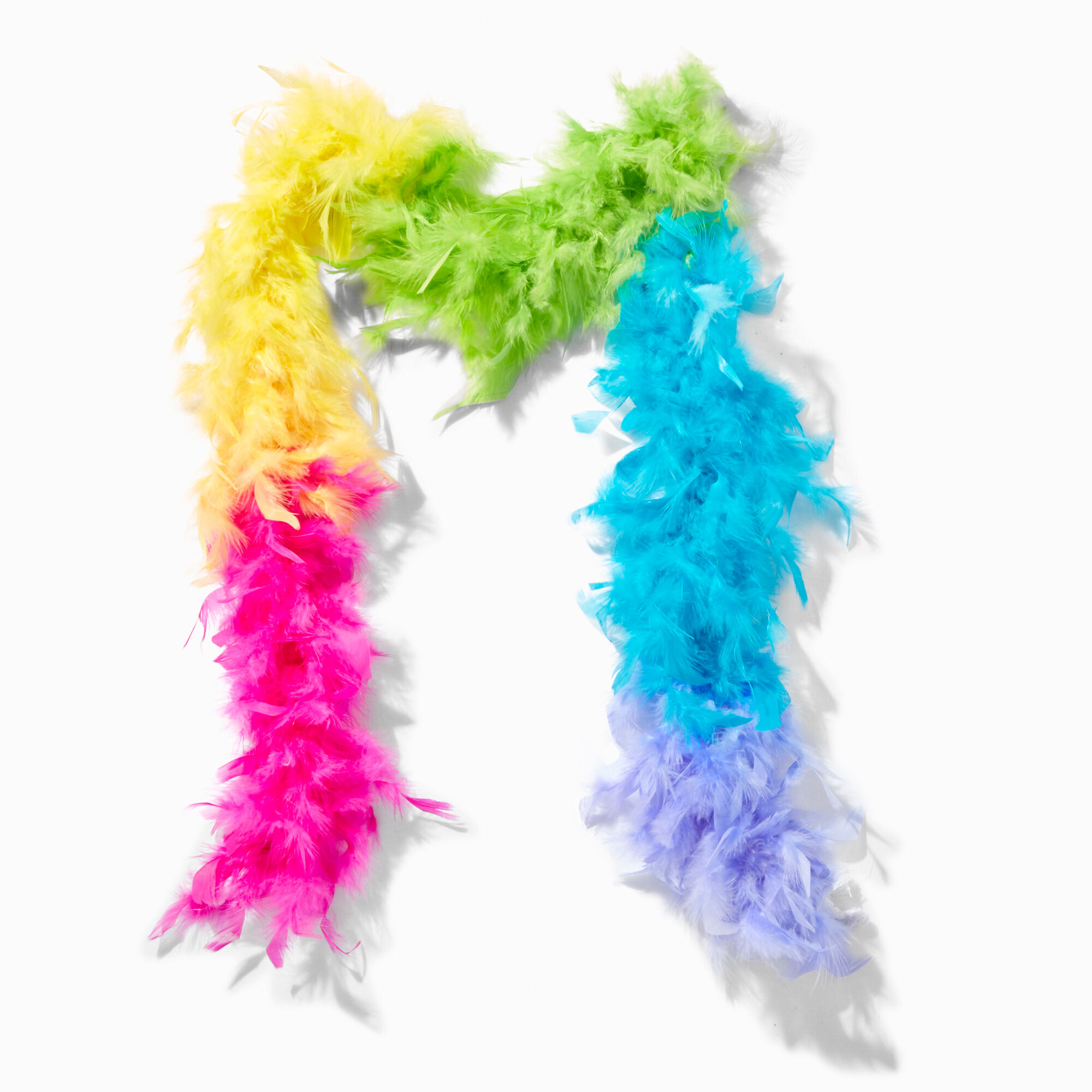 View Claires Bright Feather Boa Rainbow information
